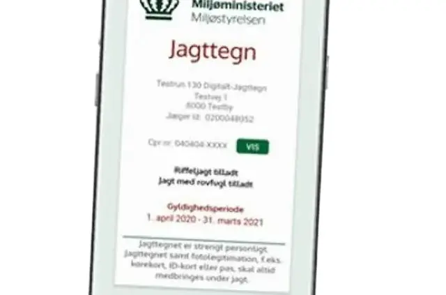 Jagttegn i Digital udgave